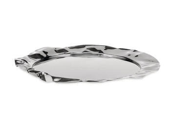 VASSOIO  FOIX  ROTONDO BORDO INCRESPATO ALESSI S.P.A.