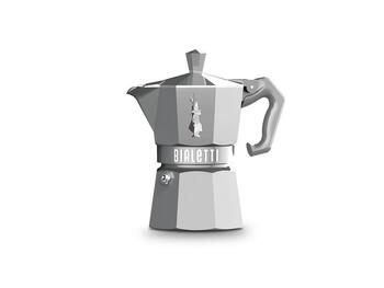 CAFFETTIERA  MOKA EXCLUSIVE SILVER TZ.3/6 BIALETTI INDUSTRIE S.P.A.