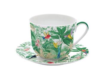 TAZZA COLAZIONE 400 CON PIATTO EXOTIC HAEVEN EASY LIFE S.R.L. POZZI MILANO