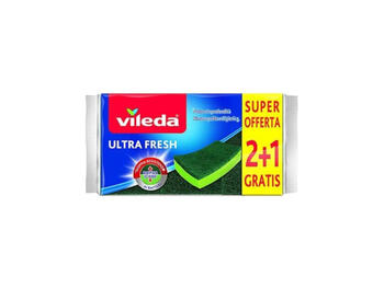 SPUGNA ABRASIVA ULTRA FRESH 3 PEZZI VILEDA