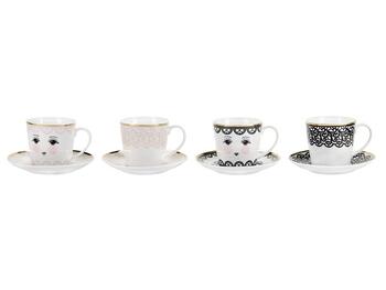 LACE COFFEE SET 4 TAZZE BAHNE E CO  APS A/S