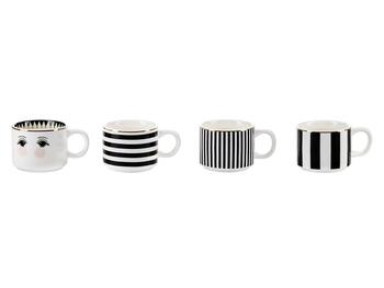 ESPRESSO MUGS SET 4 TAZZE IN RACK BAHNE E CO  APS A/S
