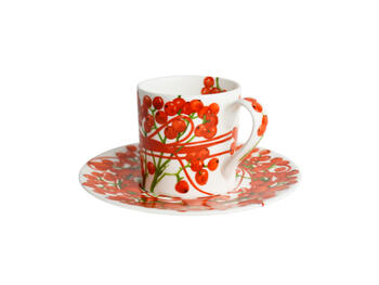FIL ROUGE BACCHE  SET TAZZA ESPRESSO & PIATTINO TAITU  S.R.L.