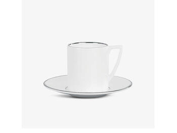 JASPER CONRAN PLATINUM PIATTO PER TAZZA CAFFÈ WEDGWOOD