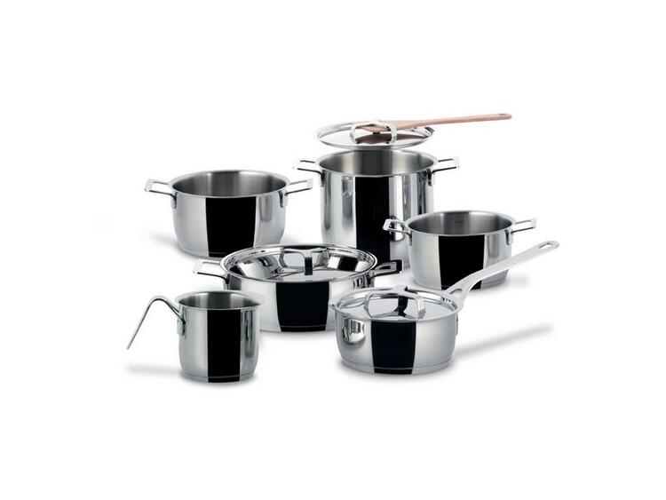 Alessi - Set di pentole da 9 pezzi in acciaio inossidabile ALESSI S.P.A.
