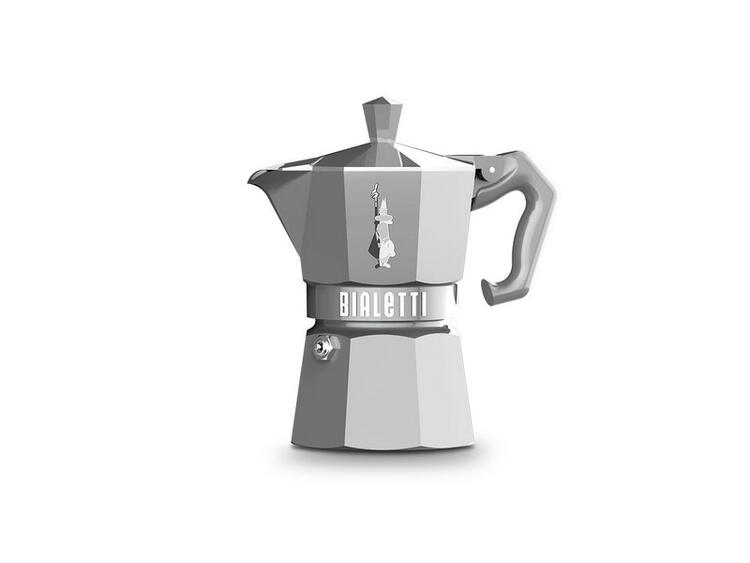 CAFFETTIERA  MOKA EXCLUSIVE SILVER TZ.3/6 BIALETTI INDUSTRIE S.P.A.