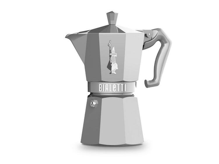CAFFETTIERA  MOKA EXCLUSIVE SILVER TZ.3/6 BIALETTI INDUSTRIE S.P.A.