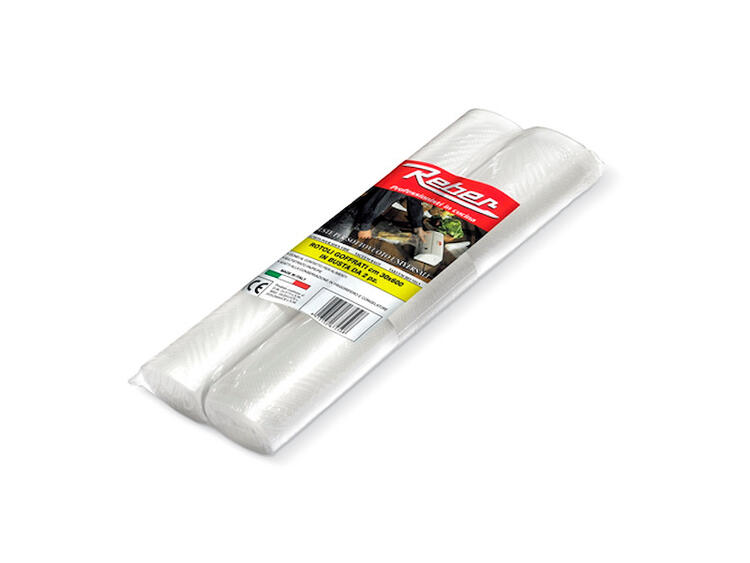 BUSTA DUE ROTOLI GROFFATI PER SOTTOVUOTO REBER S.R.L.