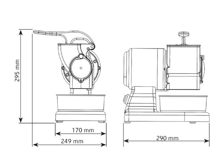 GRATTUGIA MAXI VIP 8G/S R.G.V.  S.R.L.