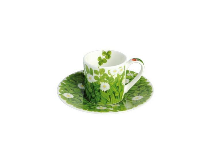 PRATI ITALIANI SET 4 TAZZA ESPRESSO & PIATTINO TAITU  S.R.L.