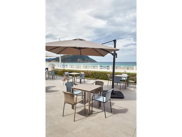 OMBRELLONE FLEXO 3X3 BASAMENTO INCLUSO EZPELETA DIVISION COMERCIAL SLU