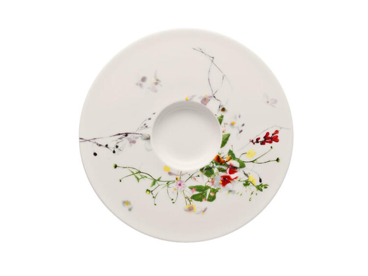 BRILLANCE FLEURS SUAVAGES PIATTINO PER TAZZA ROSENTHAL CLASSIC