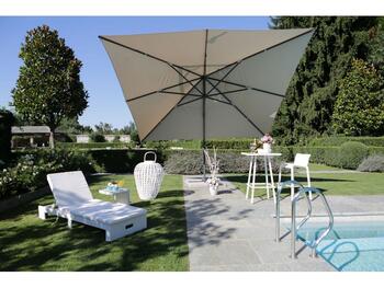 OMBRELLONE ALLUMINIO MONTANA 3X3 PALO LATERALE VACCHETTI GIUSEPPE S.P.A.