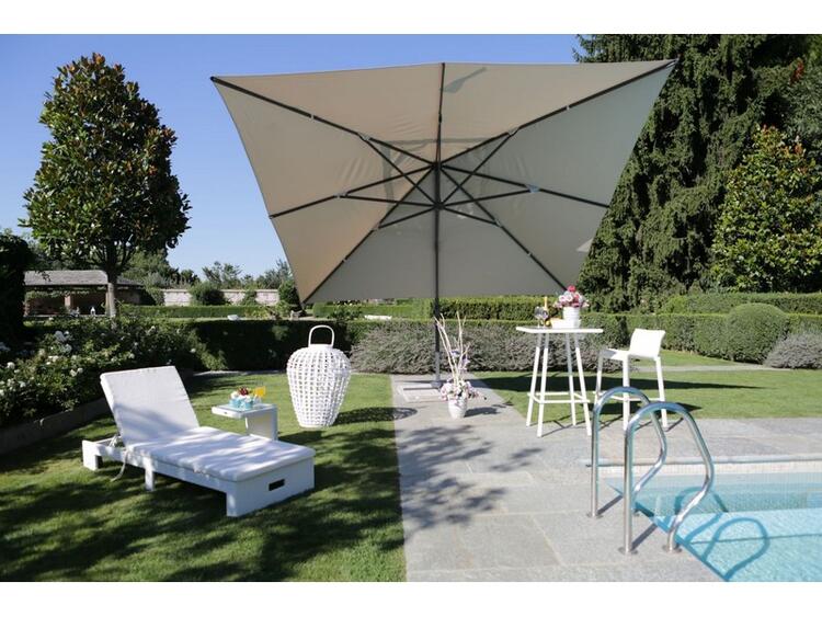 OMBRELLONE ALLUMINIO MONTANA 3X3 PALO LATERALE VACCHETTI GIUSEPPE S.P.A.